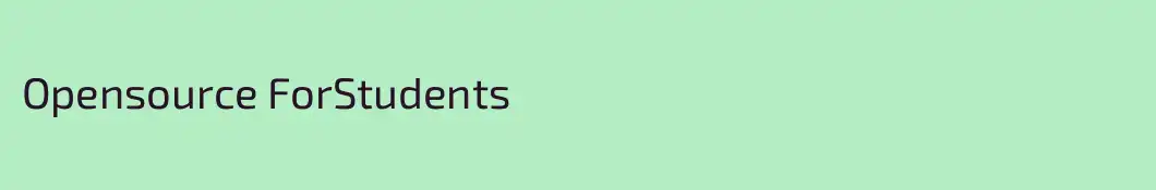 Opensource ForStudents